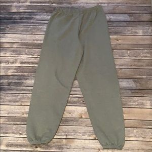 Olive color sweatpants